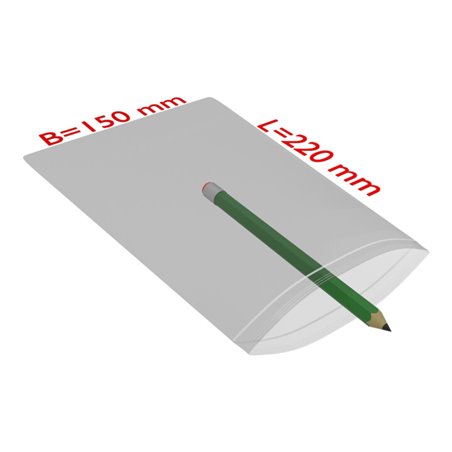 TransPak Druck-Verschlussbeutel 150x220mm, 50my,VE1000