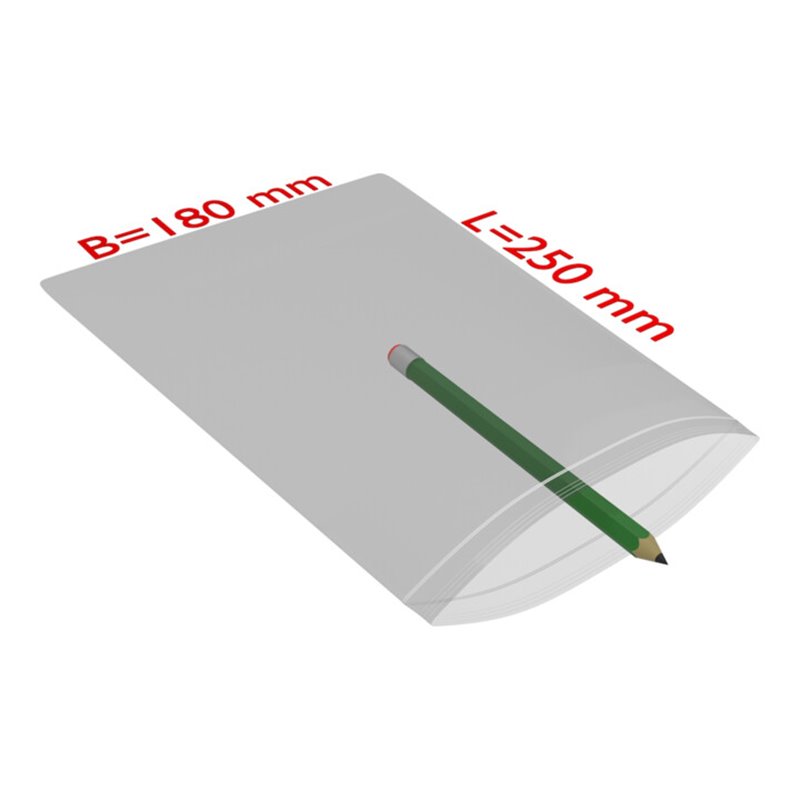 TransPak Druck-Verschlussbeutel 180x250mm, 90my,VE1000