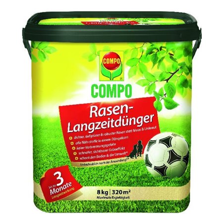 COMPO Rasen-Langzeitdünger 8 kg Eimer