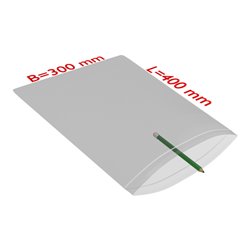 TransPak Druck-Verschlussbeutel 300x400mm, 50my,VE1000