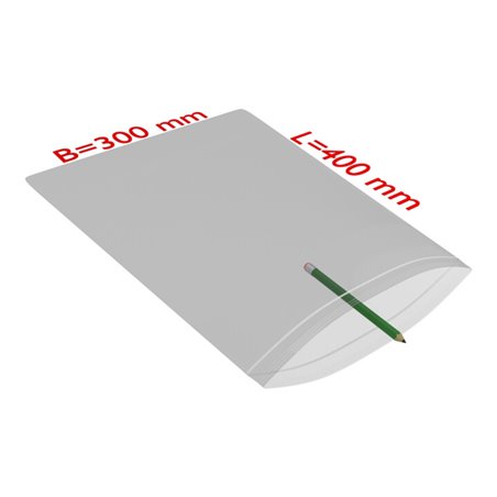 TransPak Druck-Verschlussbeutel 300x400mm, 50my,VE1000