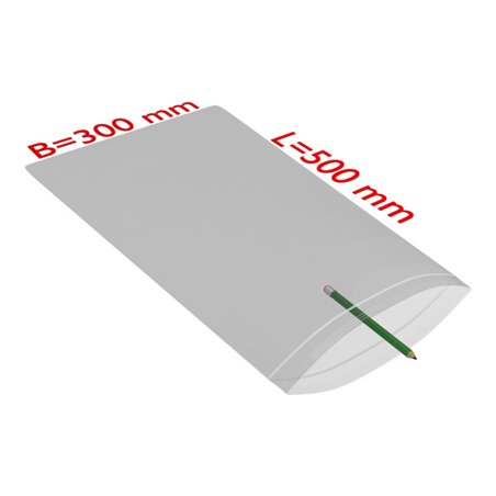 TransPak Druck-Verschlussbeutel 300x500mm, 50my,VE1000