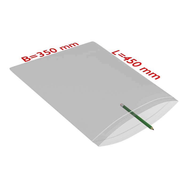 TransPak Druck-Verschlussbeutel 350x450mm, 50my,VE1000