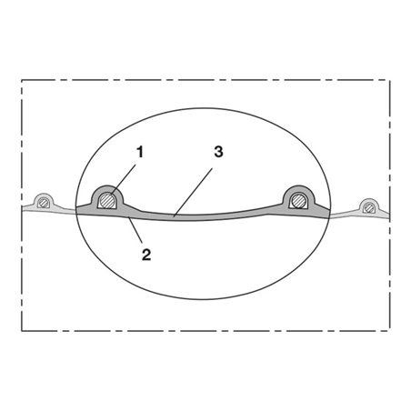 Norres PROTAPE® Absaugschlauch TIMBERDUC® PUR 532 SE AS 80mm 15m
