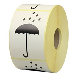 TransPak Hinweis Etiketten Vor Nässe schützen 1.000 Stk/Rolle