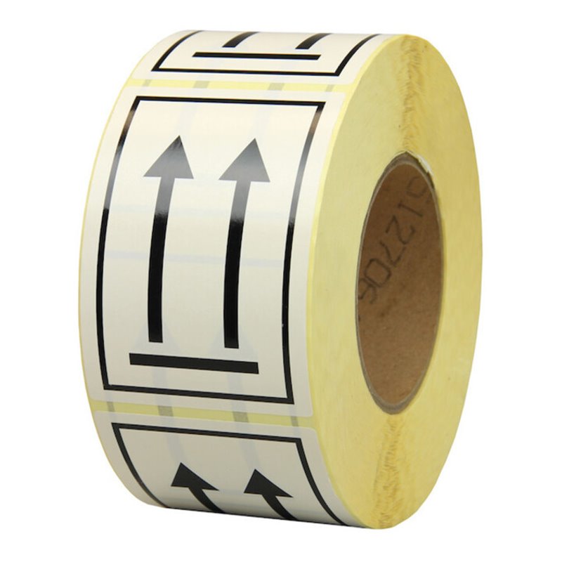 TransPak Hinweis Etiketten Oben,1000 Stk./Rolle 1.000 Stk/Rolle