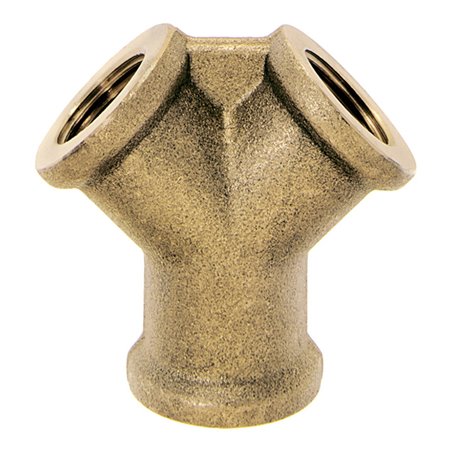 Lüdecke Dreiwegestück Temperguss, 3 x R 1' IG