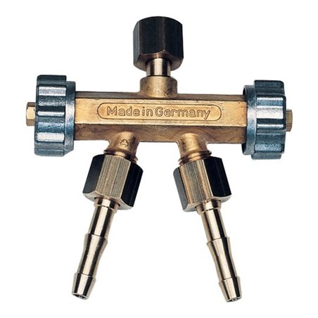 GCE Doppelabzweigventil O2 G1/4R
