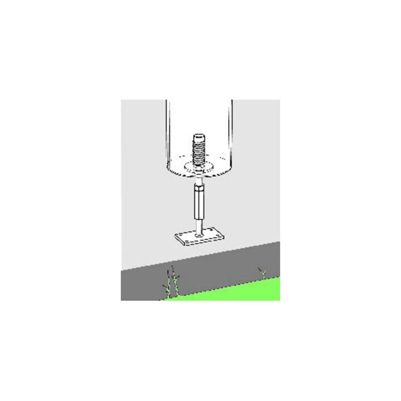 SST Pfostenhalter PCNB40G-R