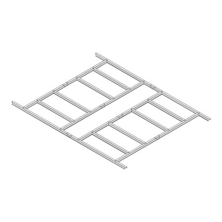 floraworld Fundament verzinkt zuGerä tehaus m.Satteldach238 x 301 x 214 cmBeschaffungsa