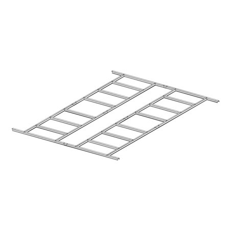 floraworld Fundament verzinkt zu Gerätehaus m.Satteldach 301 x 303 x 214 cm