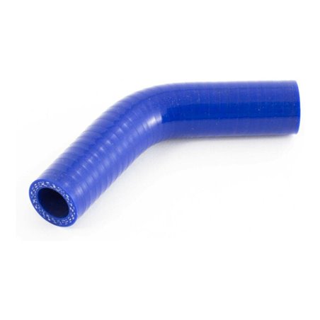 Silikon Kühlerschlauch Krümmer 45G, blau, 70x5mm, Schenkellänge: je 152mm