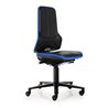 bimos Arbeitsstuhl ESD Neon 2, blau Sitzhöhe 450-620 mm mit Rollen, ohne Polster