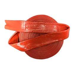 Feuerschutzschlauch Silikon/Fiberglas, rot, 10 x 13,20mm