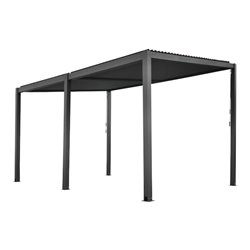floraworld Pergola mit Lamellendach zum Öffnen 400x310x253cm