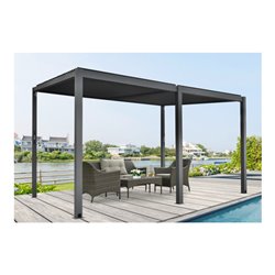 floraworld Pergola mit Lamellendach zum Öffnen 400x310x253cm
