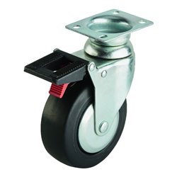 Lenkrolle mit Bremse für Werkstattwagen gross
