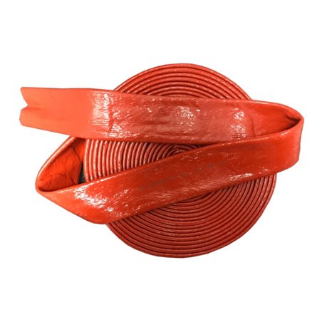 Feuerschutzschlauch Silikon/Fiberglas, rot, 127 x 139,00mm