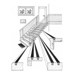 ELLEN Treppenprofil K 2878 einfräsen Pilz W-KF schw, Br10,3 x H8,4