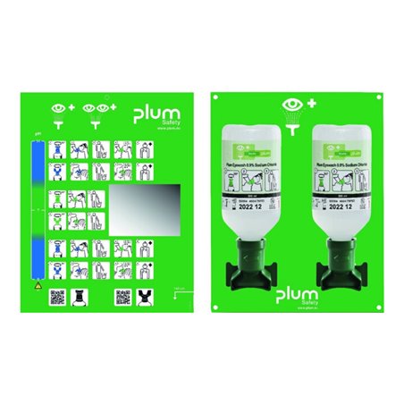 PLUM Augenspülstation inkl. 2 Fl. 500ml