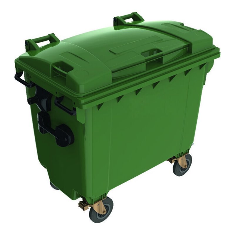 Müllcontainer 660 l Kst.Flachdeckel anthrazit