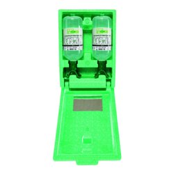 PLUM Augenspülstation Duo(2Fl. a 1000 ml in Wandbox)