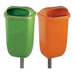 Papierkorb 50 l Kunststoff grün