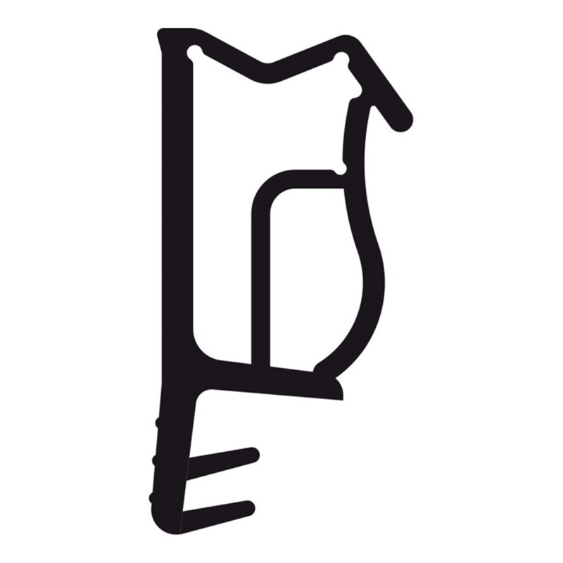 TRELLEBORG Flugelfalzdichtung D3830 3mm Nut, schwarz