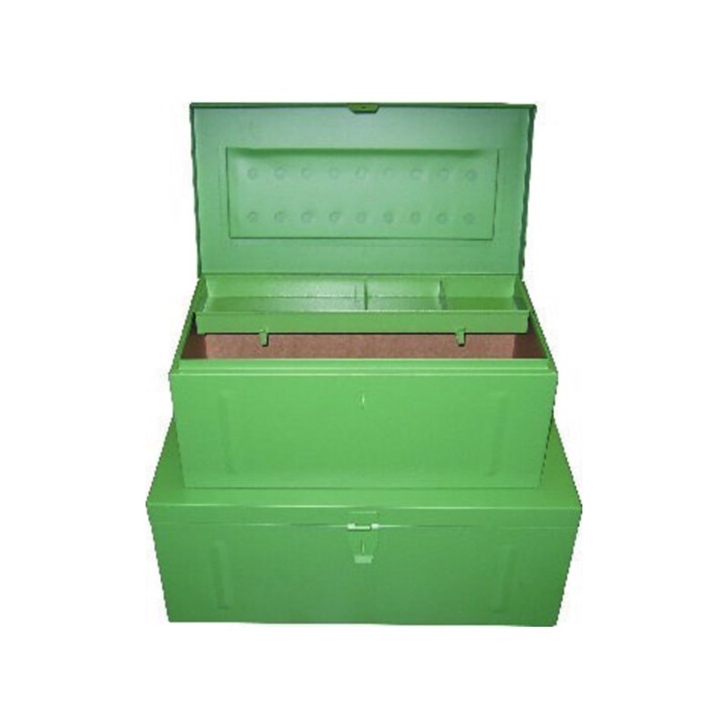 Stahlblechkoffer grün 910x530x430mm (H)