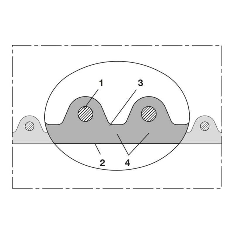 Norres AIRDUC® Absaug-/Förderschlauch PUR 356 AS 76mm 15m