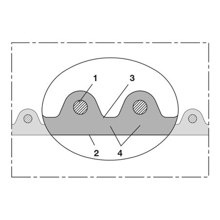 Norres AIRDUC® Absaug-/Förderschlauch PUR 356 AS 76mm 15m