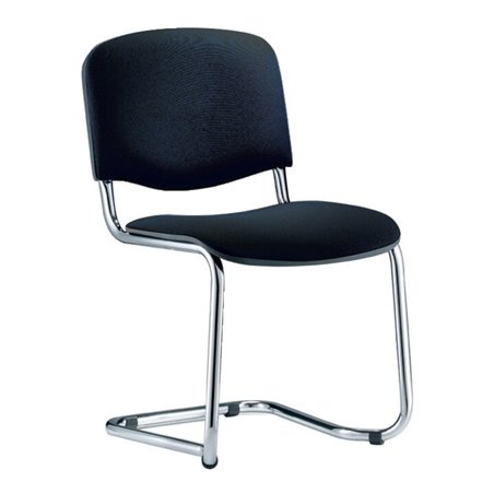 Besucher-Stuhl ISO swing chrom/anthrazit