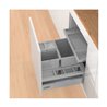 Hettich Küchen-Abfallsystem InsertFlex 600 9207642 KB 600mm Kunststoff grau matt