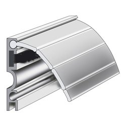 ELLEN Rolladenprofil RAP-Plus z. kleben Alu, silber, L 1500mm