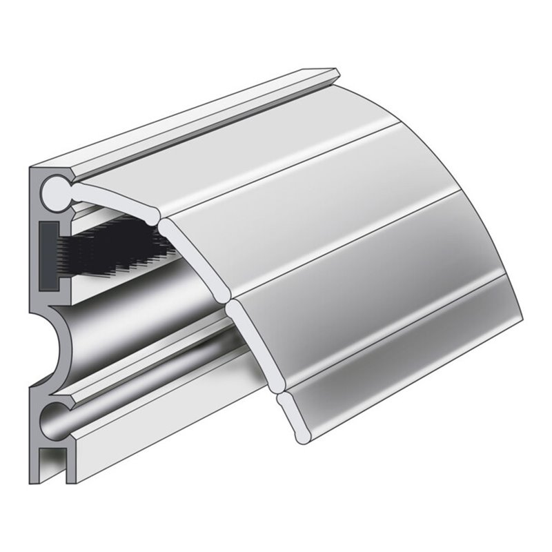 ELLEN Rolladenprofil RAP-Plus z. kleben Alu, silber, L 1500mm