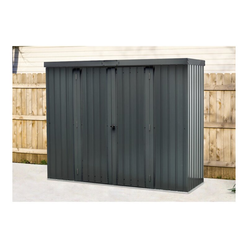 floraworld Geräteschrank m.Flachdach inkl. Zubehör226 x 81 x 1 80 cm