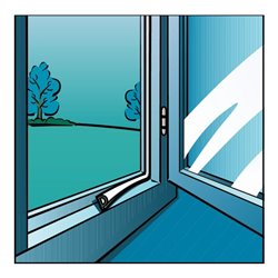 ELLEN Dichtungband Ellenflex P-Profil, weiß Br8 x L7,5mtr, Sp-maß 3-5