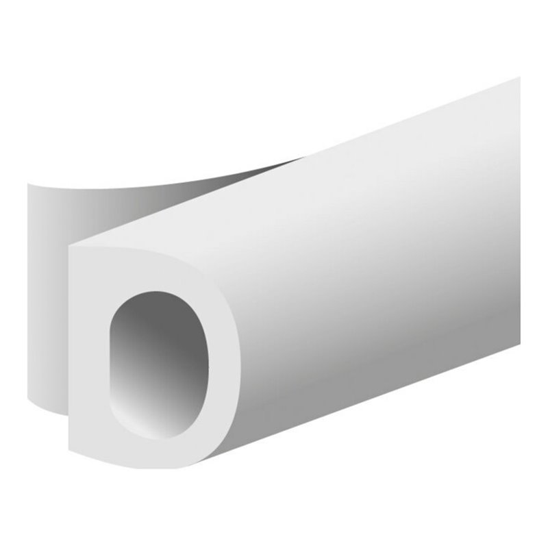 ELLEN Dichtungband Ellenflex D-Profil, weiß Br8 x L7,5mtr, Sp-maß 4-6
