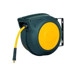 Schlauchaufroller 15m gelb Druckluft 1/4'
