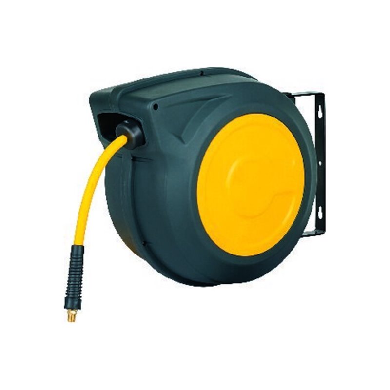 Schlauchaufroller 15m gelb Druckluft 3/8'
