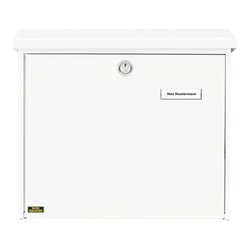 Burg-Wächter Briefkasten Comfort 913 W abschließbar weiß verzinkt