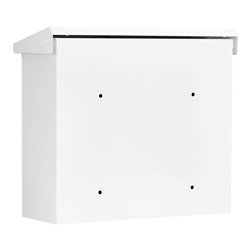 Burg-Wächter Briefkasten Comfort 913 W abschließbar weiß verzinkt