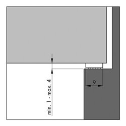 ELLEN Dichtungband Ellenflex I-Profil, weiß Br9 x L7,5mtr, Sp-maß 1-4
