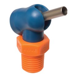 LOC-LINE Hochdruckdüse XW für Kühlmittelschlauch 1/4' 70bar, Durchmesser 1,6x0mm blau-orange