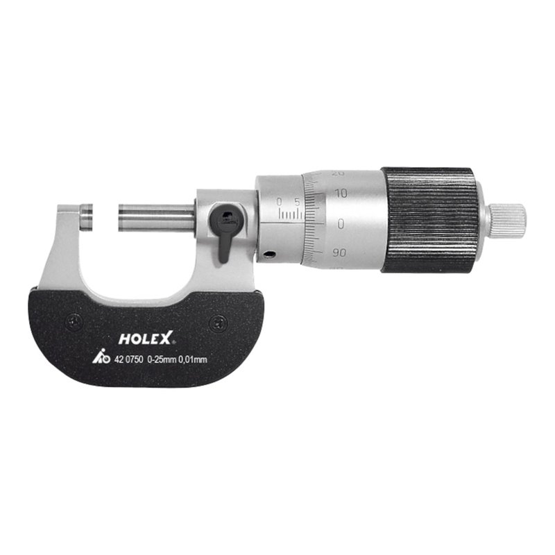 HOLEX Bügelmessschraube 100er-Teilung