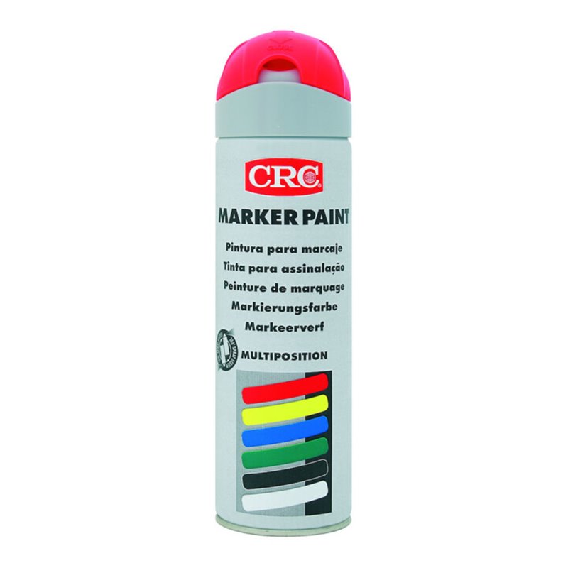 CRC Markierf. MarkerPaint Leucht-Rot 500ml Dose