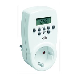 REV Zeitschaltuhr digital weiß