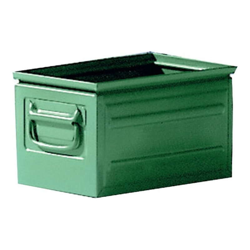Stapeltransportkasten Stahl Gr. B grün B200xT350x200 mm