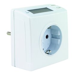 REV Energiemessgerät kompakt komplett weiß