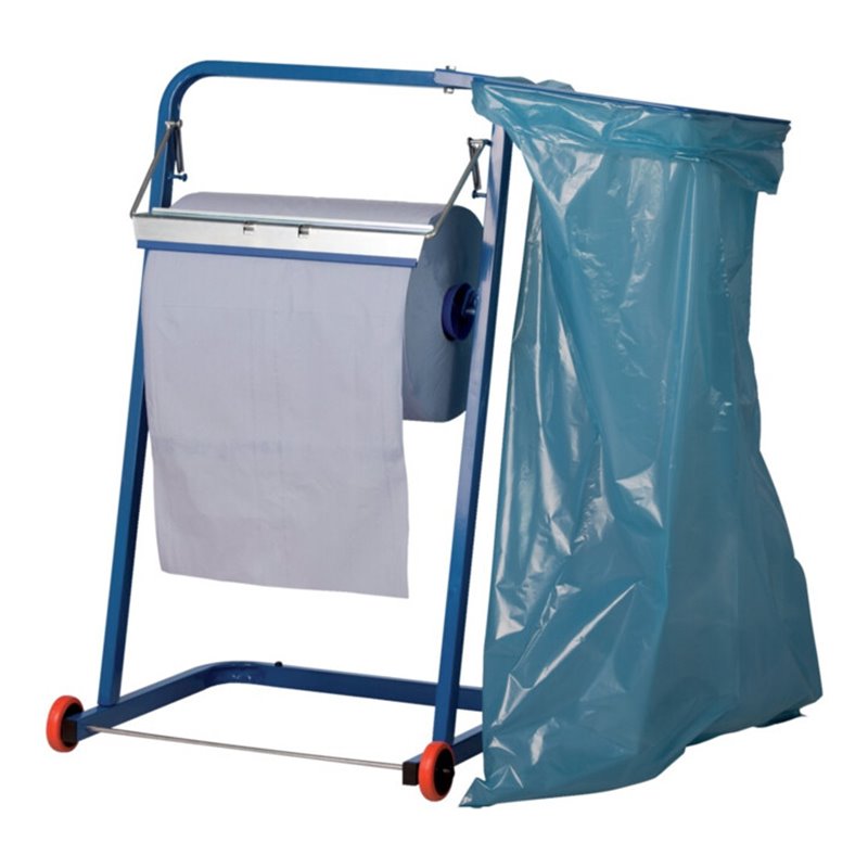 ELOS Bodenständer Putzrollen fahrb. mit Müllsack 400mm